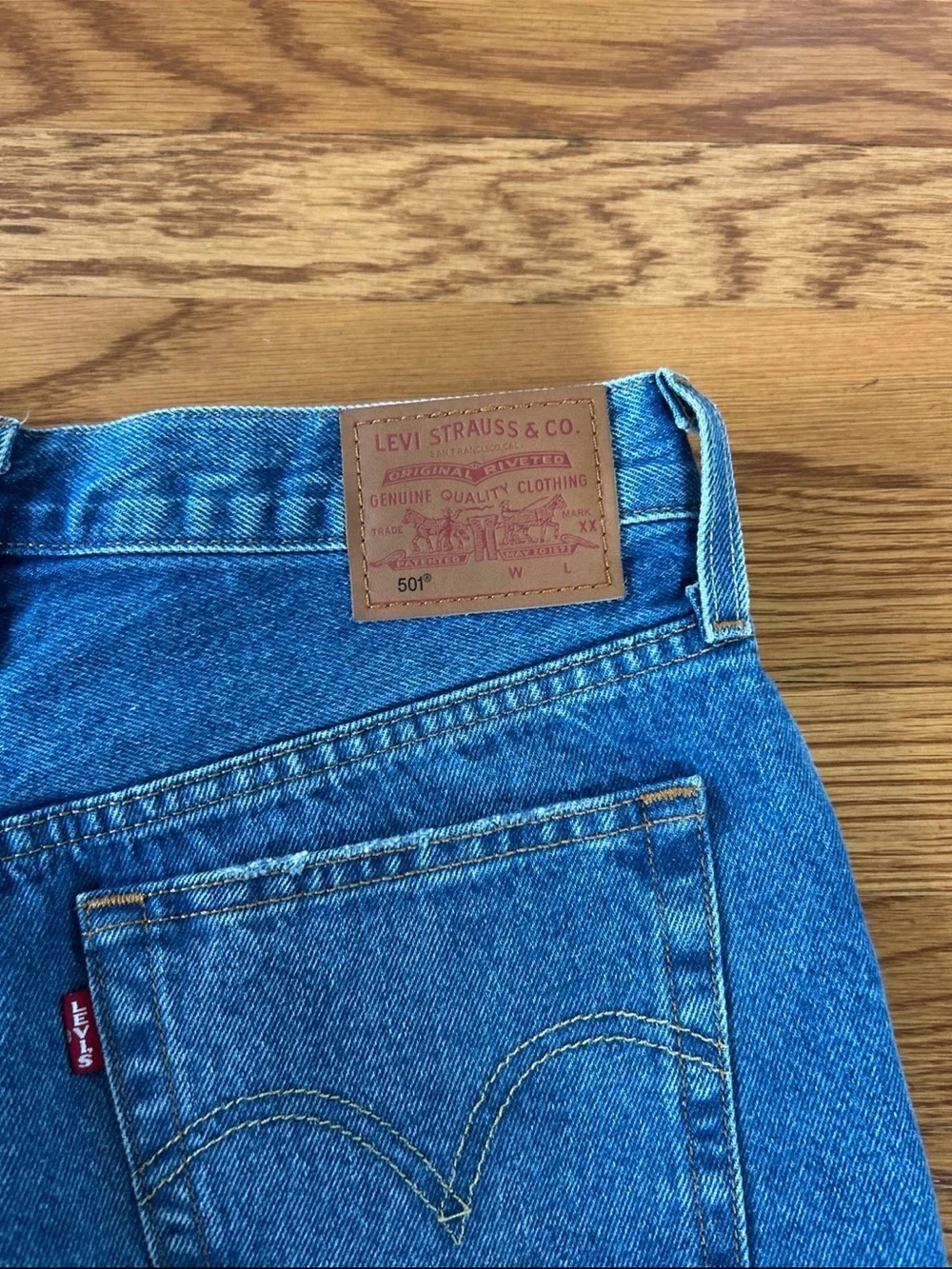Levi’s 501 premium cutoff denim jean shorts